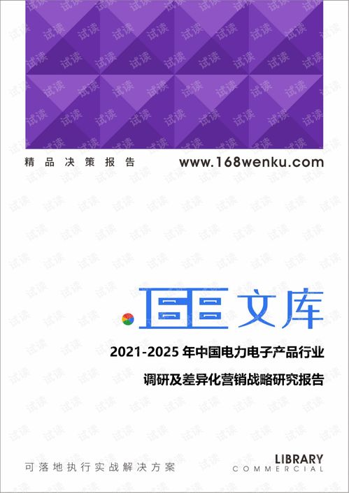 2021 2025年中國(guó)電力電子產(chǎn)品行業(yè)調(diào)研及差異化營(yíng)銷(xiāo)戰(zhàn)略研究報(bào)告.pdf
